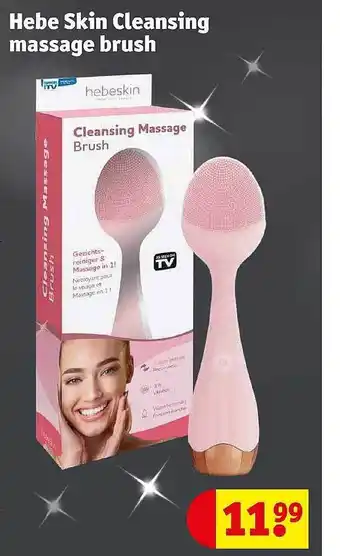 Hebe skin cleansing massage brush