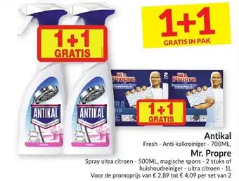 Intermarché Antikal fresh-anti-kalkreiniger - 700 ml mr.propre aanbieding