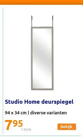Action Studio Home deurspiegel 94 x 34 cm diverse varianten aanbieding