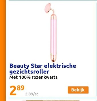 Action Beauty Star elektrische gezichtsroller aanbieding
