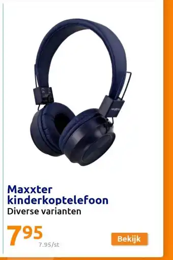 Action Maxxter kinderkoptelefoon Diverse varianten aanbieding