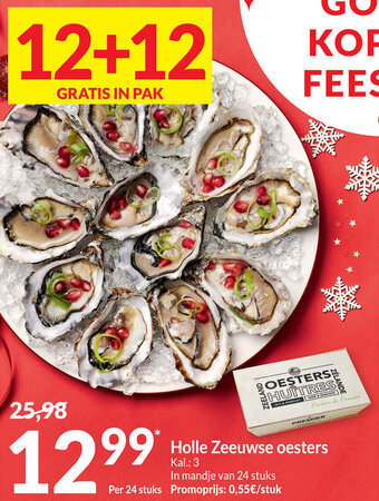 Intermarché Holle Zeeuwse oesters aanbieding