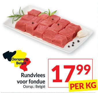Intermarché Rundvlees voor fondue aanbieding