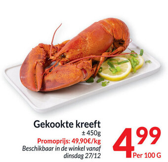 Intermarché Gekookte kreeft aanbieding
