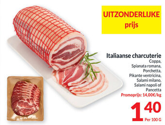 Italiaanse charcuterie