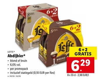 Lidl Leffe Abdijbier aanbieding