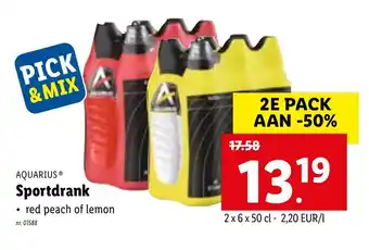 Lidl Aquarius Sportdrank aanbieding