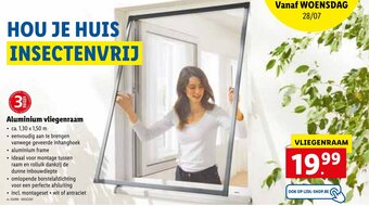 Aluminium vliegenraam