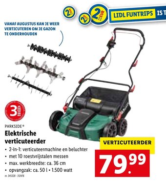 Parkside Elektrische verticuteerder