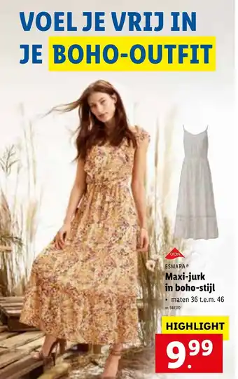 Esmara Maxi-jurk in boho-stijl