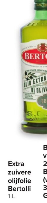 Carrefour Extra zuivere olijfolie Bertolli 1 L aanbieding
