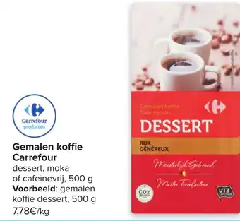 Carrefour Gemalen koffie Carrefour 500 g aanbieding