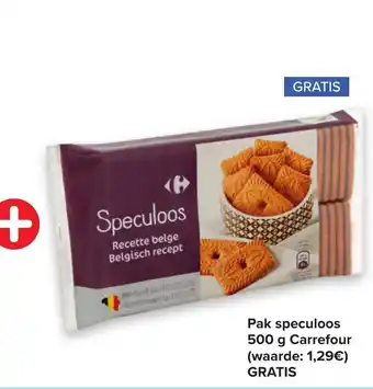 Carrefour Pak speculoos 500 g Carrefour aanbieding