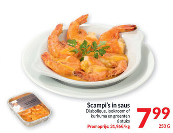 Intermarché Scampi's in saus aanbieding