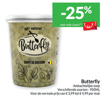 Intermarché Butterfly aanbieding