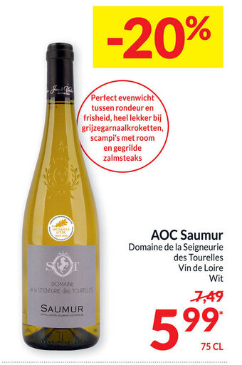 Intermarché AOC Saumur aanbieding