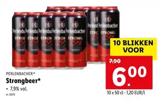 Lidl Perlenbacher Strongbeer aanbieding