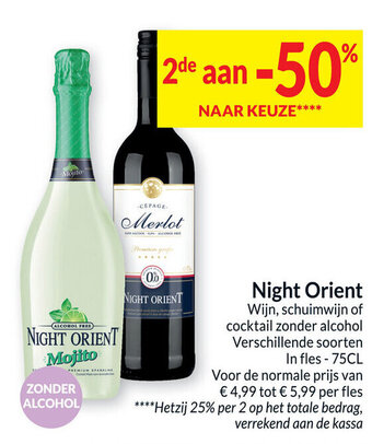 Intermarché Night Orient aanbieding