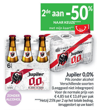 Intermarché Jupiler 0,0% aanbieding