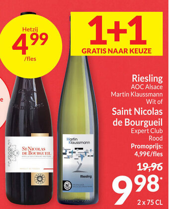 Intermarché Riesling aanbieding