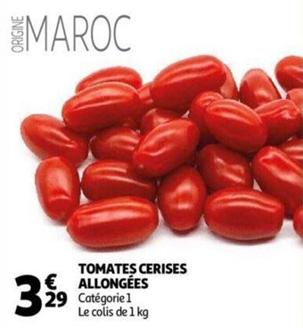 Auchan Tomates Cerises Allongees aanbieding