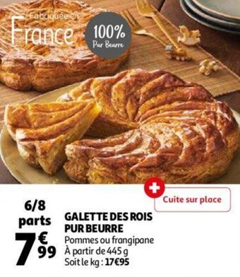 Auchan Galette Des Rois Pur Beurre aanbieding