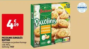 Piccolinis Surgeles Buitoni