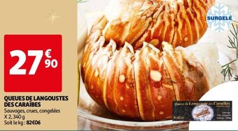Auchan Queues De Langoustes Des Caraibes aanbieding