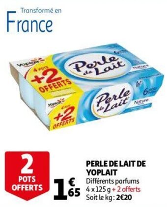 Auchan Perle De Lait De Yoplait aanbieding