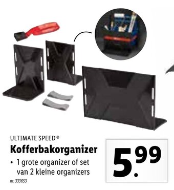 Lidl Ultimate Speed Kofferbakorganizer aanbieding