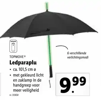 Lidl Topmove Ledparaplu aanbieding