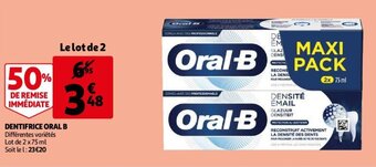 Dentifrice Oral B