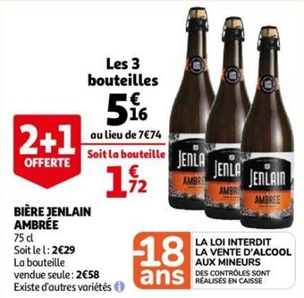 Auchan Biere Jenlain Ambree aanbieding