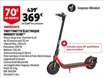 Trottinette Electrique Ninebot D28E