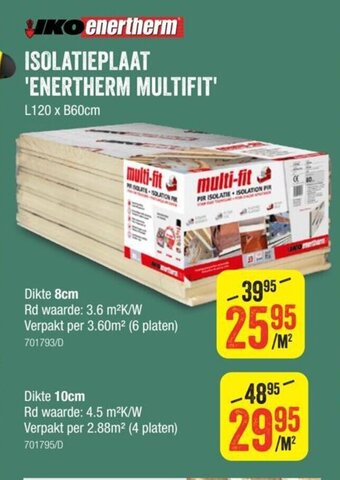 HandyHome Isolatieplaat enertherm multifit aanbieding