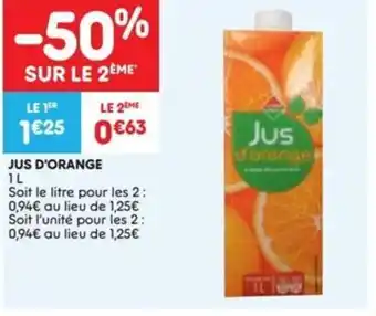 Jus d'orange 1L
