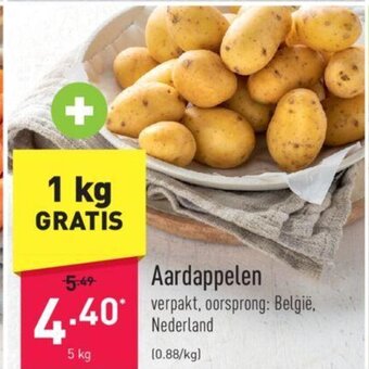ALDI Aardappelen aanbieding