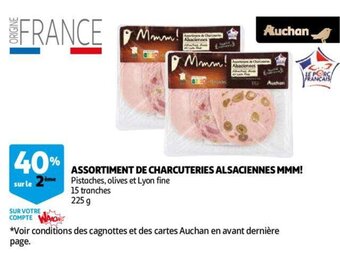 Auchan Assortiment De Charcuteries Alsaciennes MMM! aanbieding