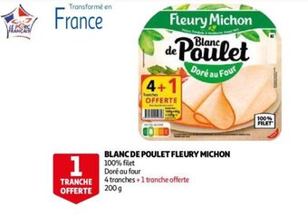 Auchan Blanc De Poulet Fleury Michon aanbieding