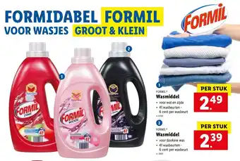 Lidl Formil Wasmiddel aanbieding