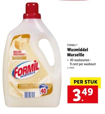 Lidl Formil Wasmiddel Marseille aanbieding