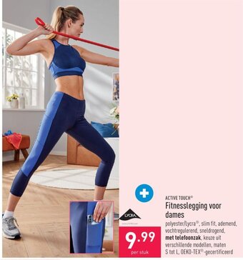 ALDI Fitnesslegging voor dames aanbieding