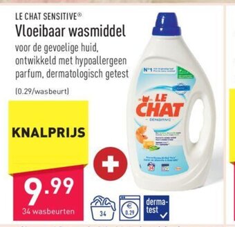 ALDI Vloeibaar wasmiddel aanbieding