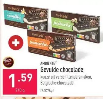 ALDI Gevulde chocolade 210 gram aanbieding