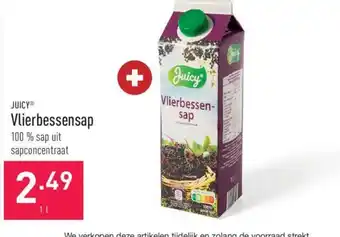 ALDI Vlierbessensap 1 liter aanbieding