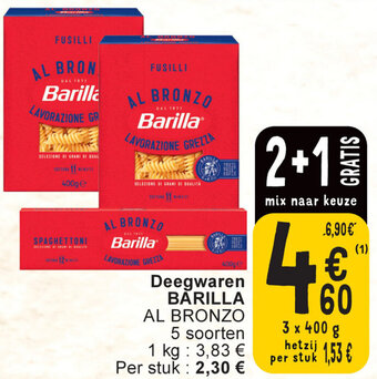 Cora Barilla Deegwaren aanbieding