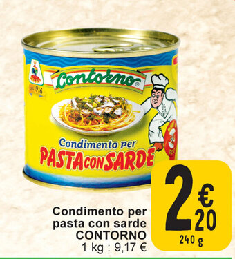 Cora Contorno Condimento per pasta con sarde aanbieding