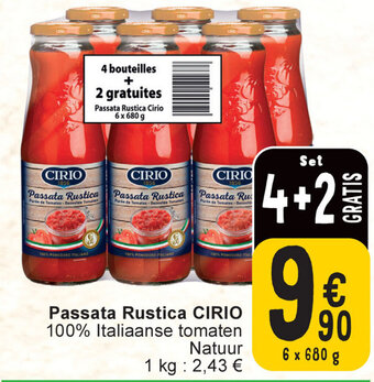 Cora Cirio Passata Rustica aanbieding