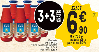 Cora De Cecco Passata aanbieding