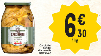 Cora Novella Carciofini conditi alla novella aanbieding
